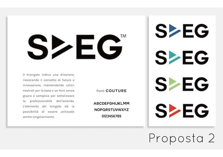 La creazione del nuovo logo aziendale per la ditta SAEG srl di Gambettola